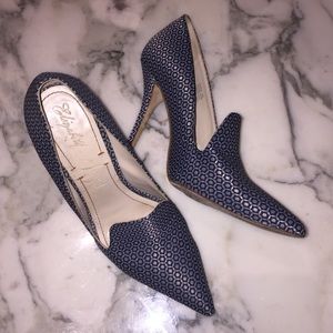 Bridgerton ❤️ Elizabeth and James Blue Brocade - 9